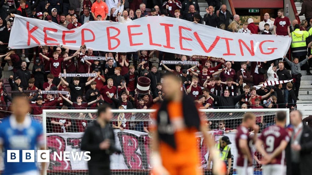 Hearts superfans remain 'supremely confident' for title win over Celtic