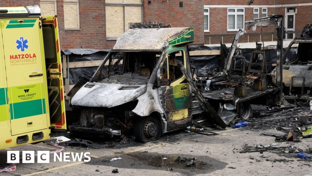 Four people in court over Jewish ambulance arson