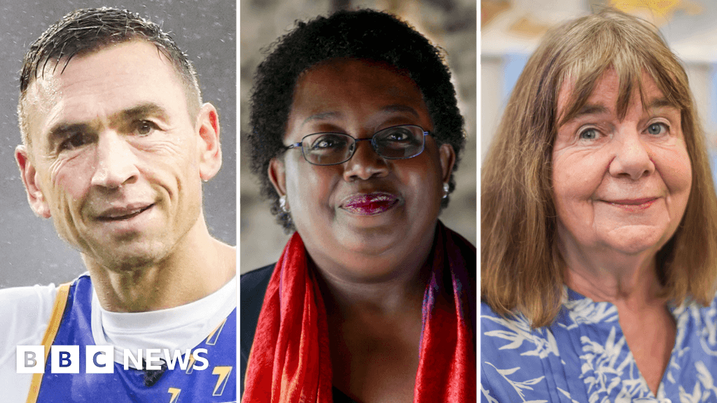 Rugby star Sinfield and authors Donaldson and Blackman lead honours list