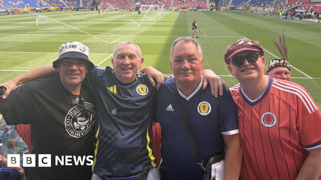 'Absolutely buzzing': Scotland fans arrive on US soil