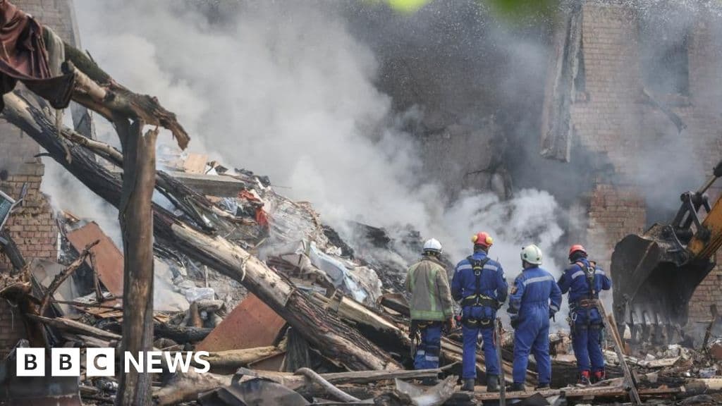Four dead and dozens injured in wave of Russian strikes on Kyiv