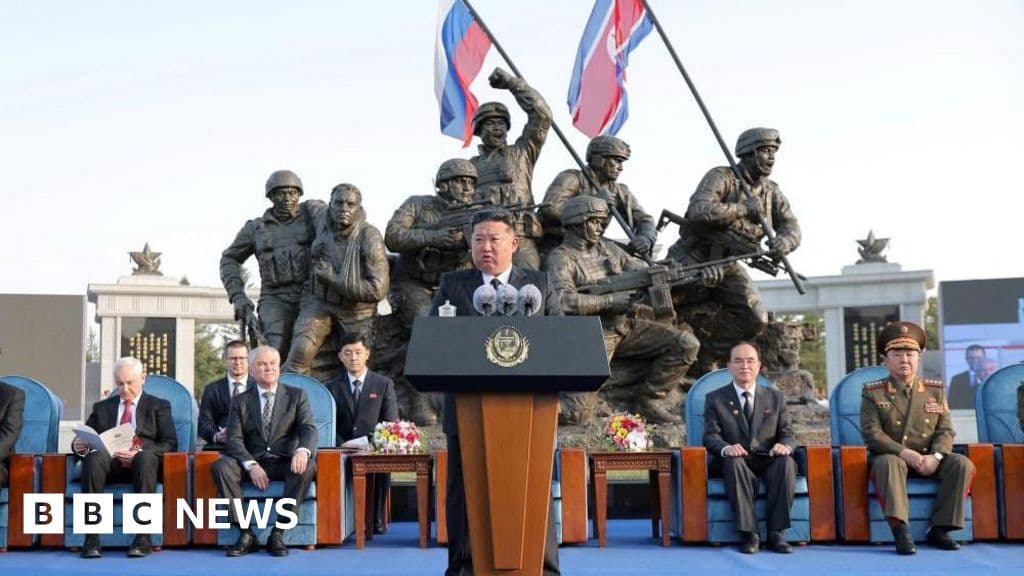 Kim Jong Un praises troops who 'self-blasted' to avoid capture by Ukraine