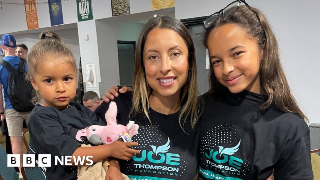Widow of footballer Joe Thompson pregnant with his child after IVF