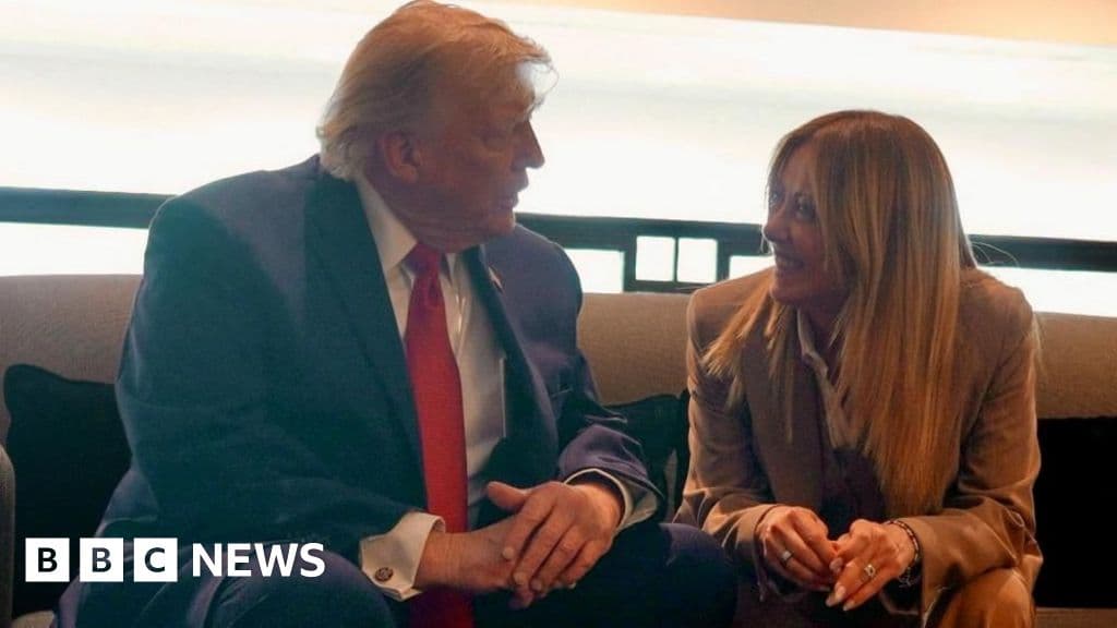 Trump hits out at Italy's Meloni after pushback on G7 photo claim