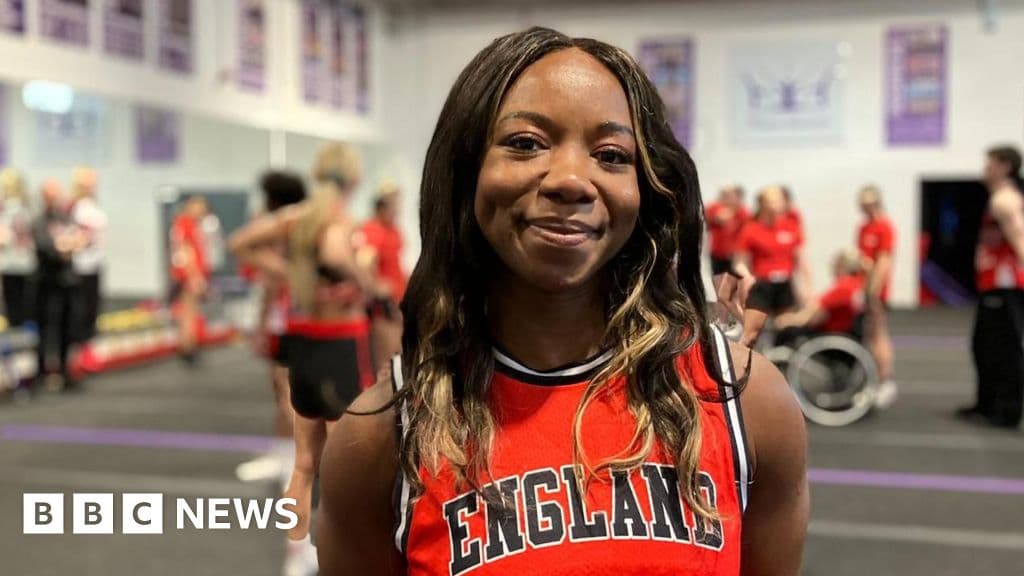 England's adaptive cheerleading champions chasing gold in Florida