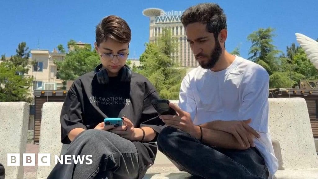 'Like a prisoner being released' - Relief for Iranians as internet shutdown ends