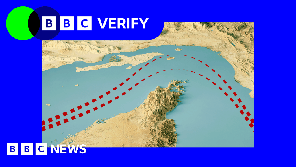 Tracking the ships crossing the Strait of Hormuz