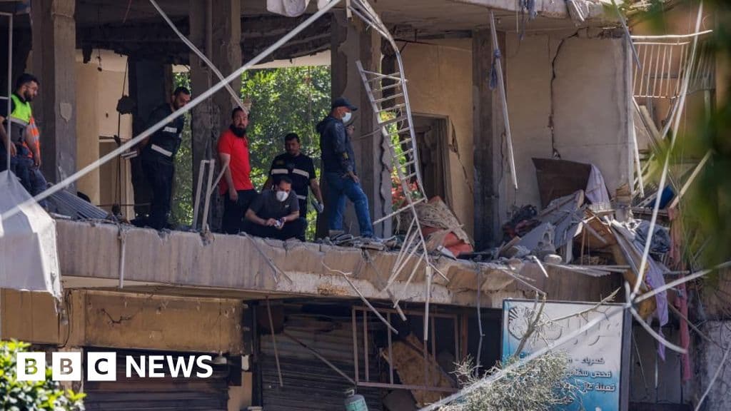 Israeli military says Hezbollah targets struck in Beirut