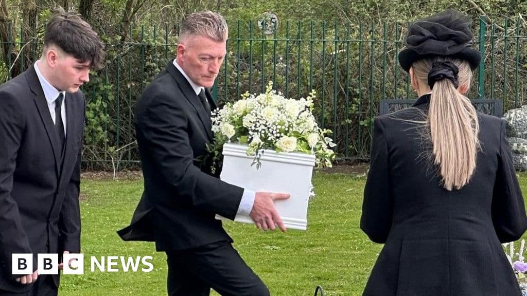 Funeral for mystery baby found beneath floor