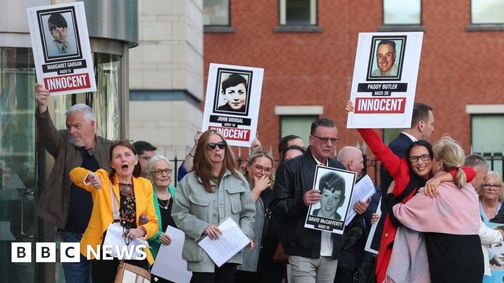 Soldiers 'overreacted' when they shot five people dead in Belfast, judge says