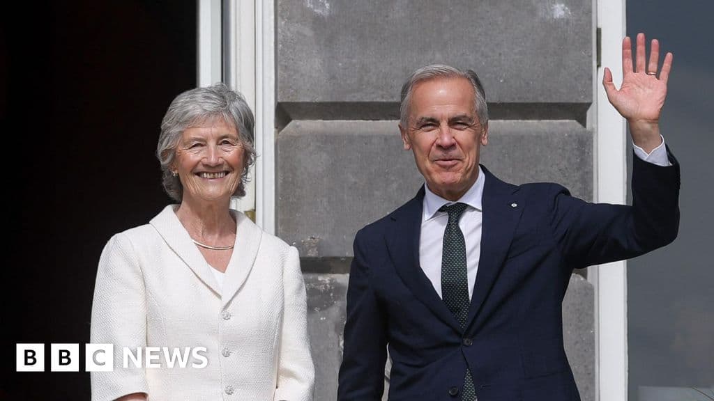Mark Carney visits ancestral village in Mayo