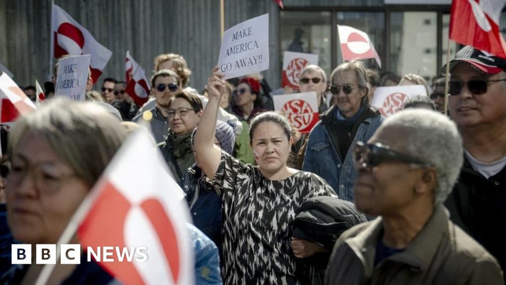 'No means no': Greenlanders protest against Trump outside new US consulate