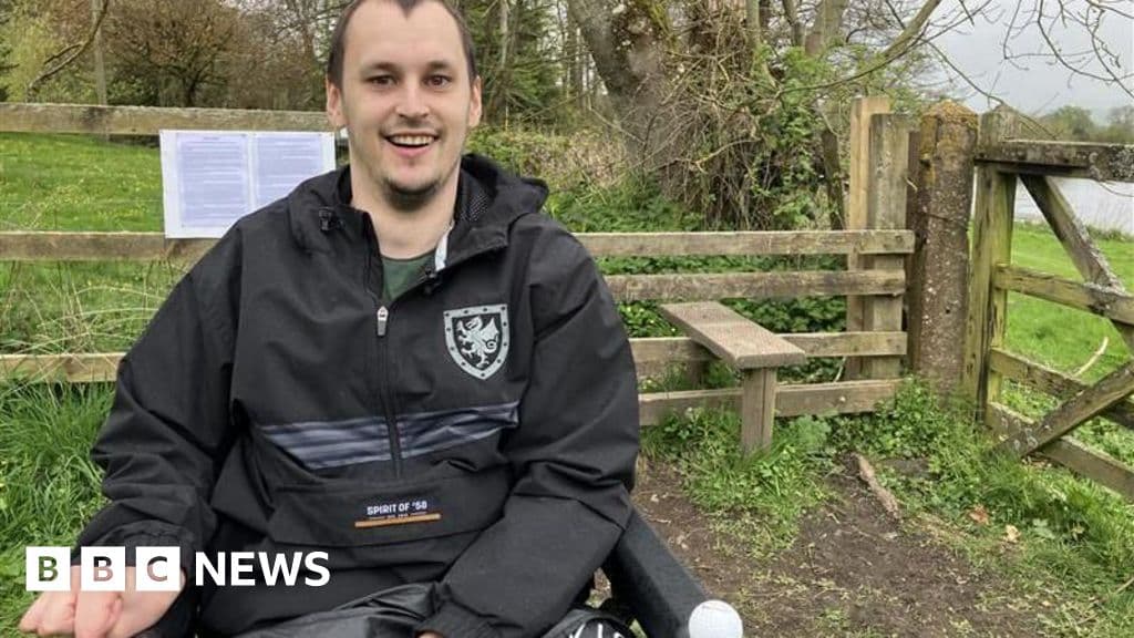 £1m accessible route isn't accessible because of 15 stone steps and stiles