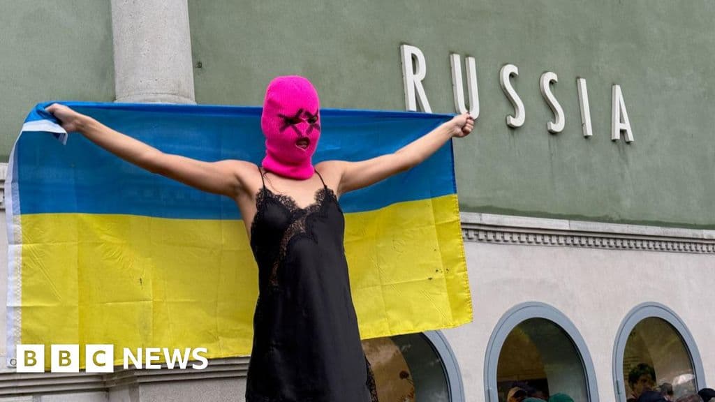 'Enjoy the show. Ignore the war': Venice Biennale faces backlash after including Russia