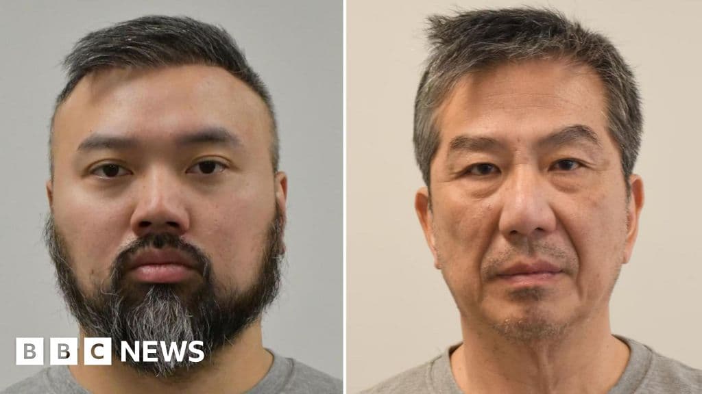 Men jailed over work for Chinese intelligence in UK