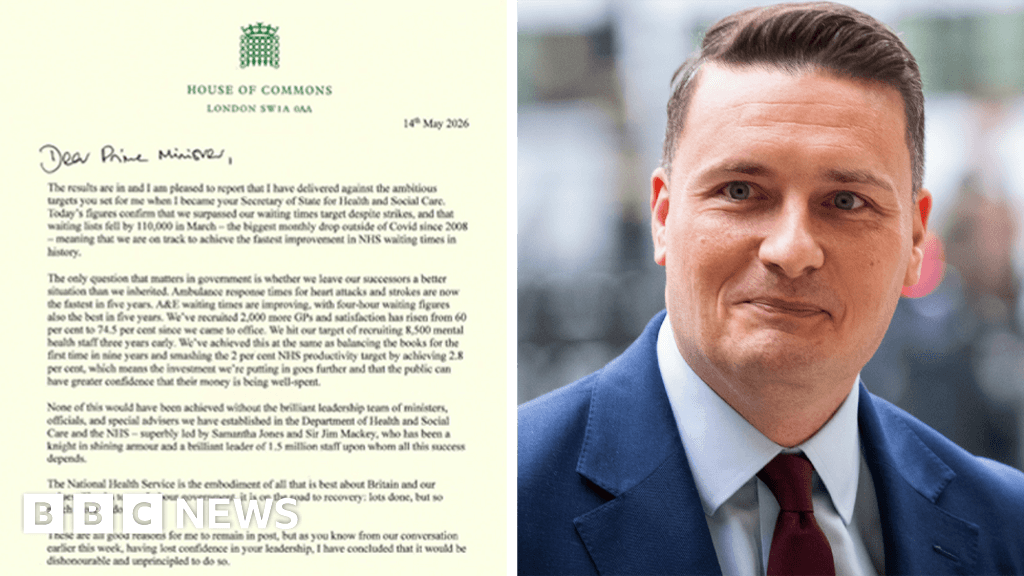 Four key excerpts from Streeting's resignation letter