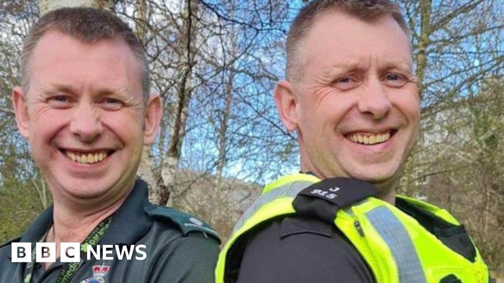 The twins who make people look twice at emergency callouts