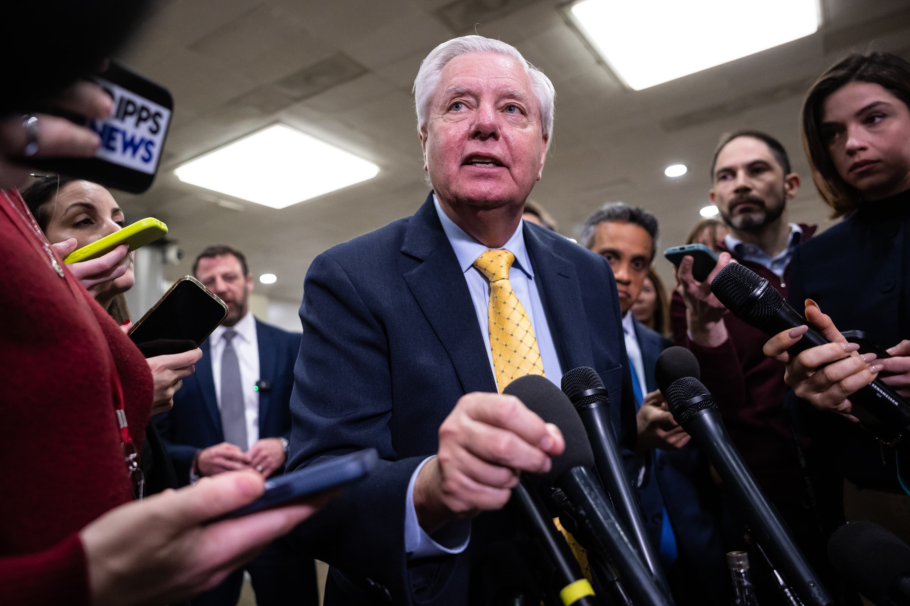 Lindsey Graham is spending big to ward off an ‘America First’ primary challenge