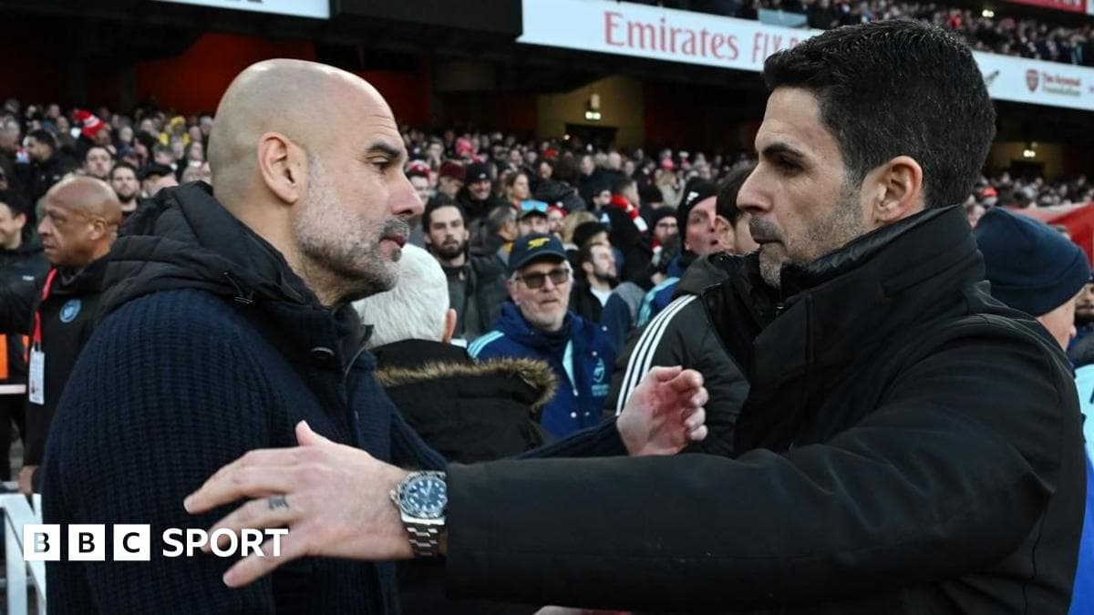 Guardiola says he enjoys watching Arsenal play