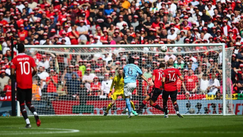 Ilkay Gundogan scores