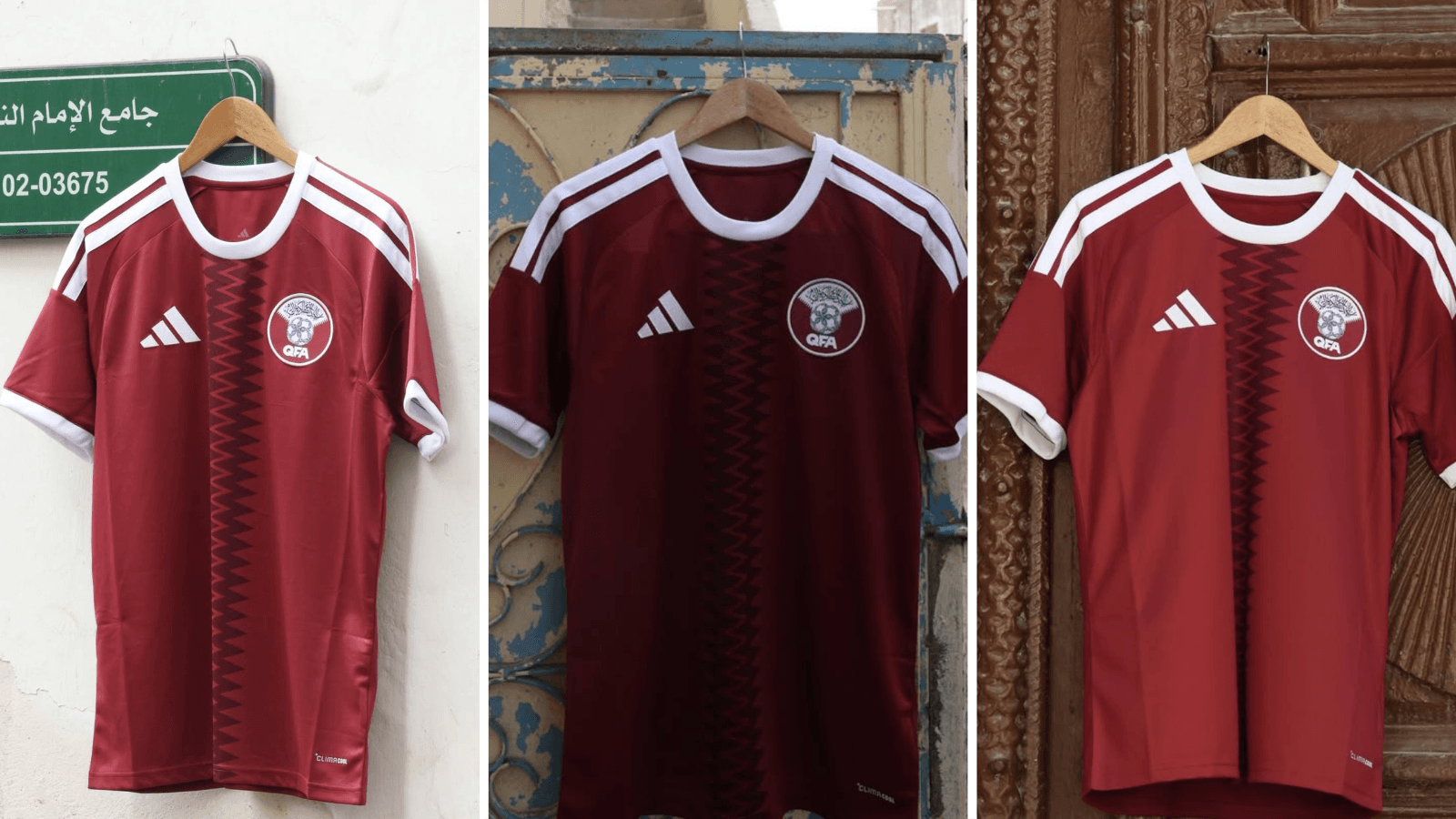 Qatar 2026 home shirts.