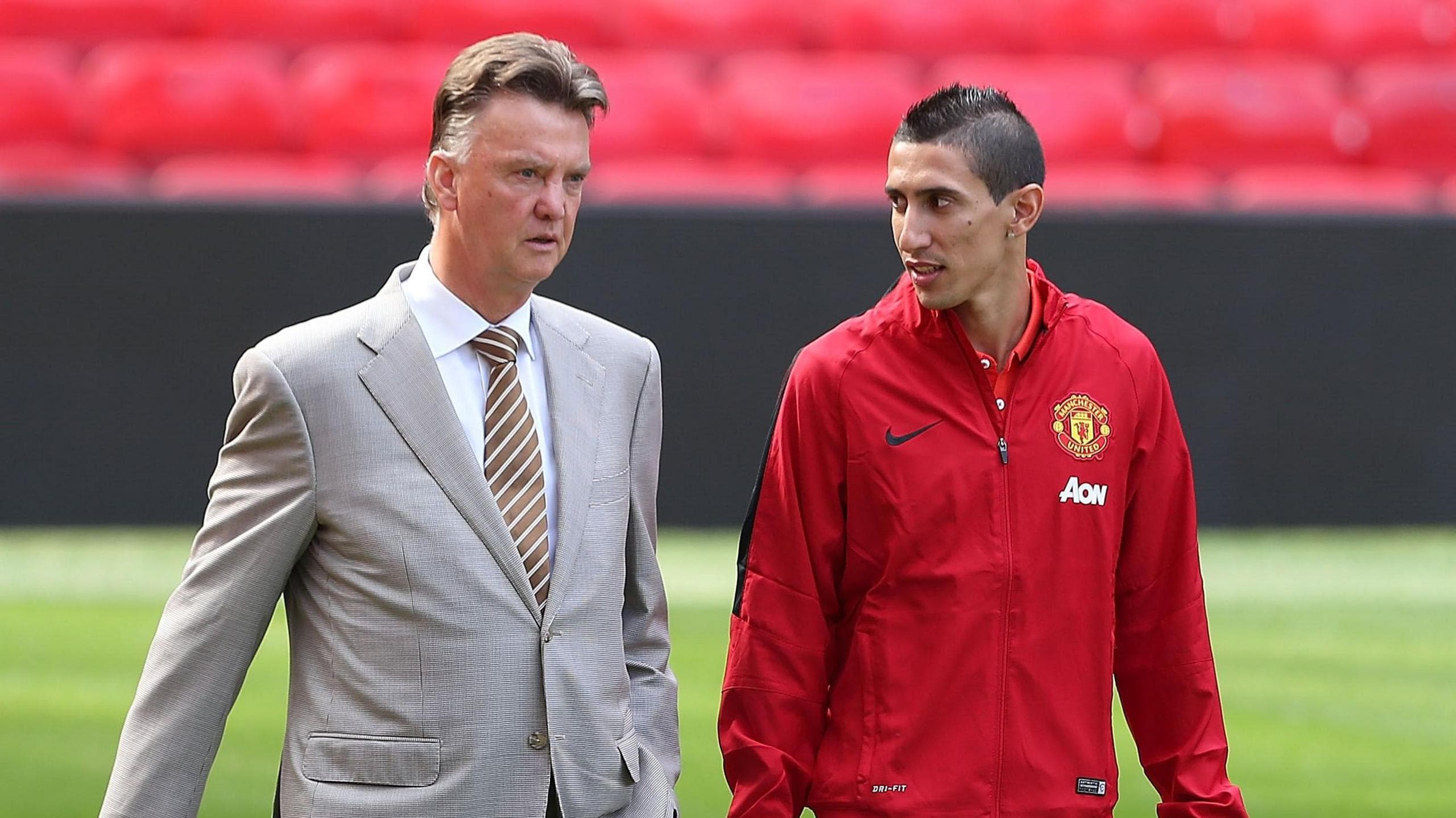 Louis van Gaal and Angel di Maria