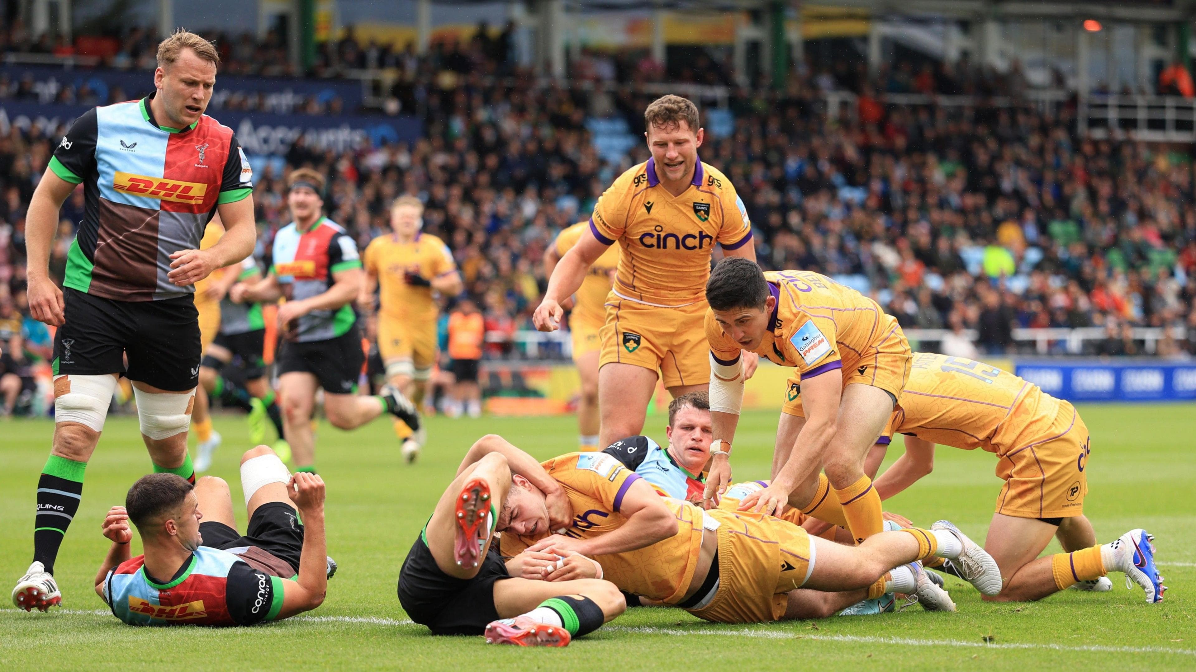 Northampton score against Harlequins
