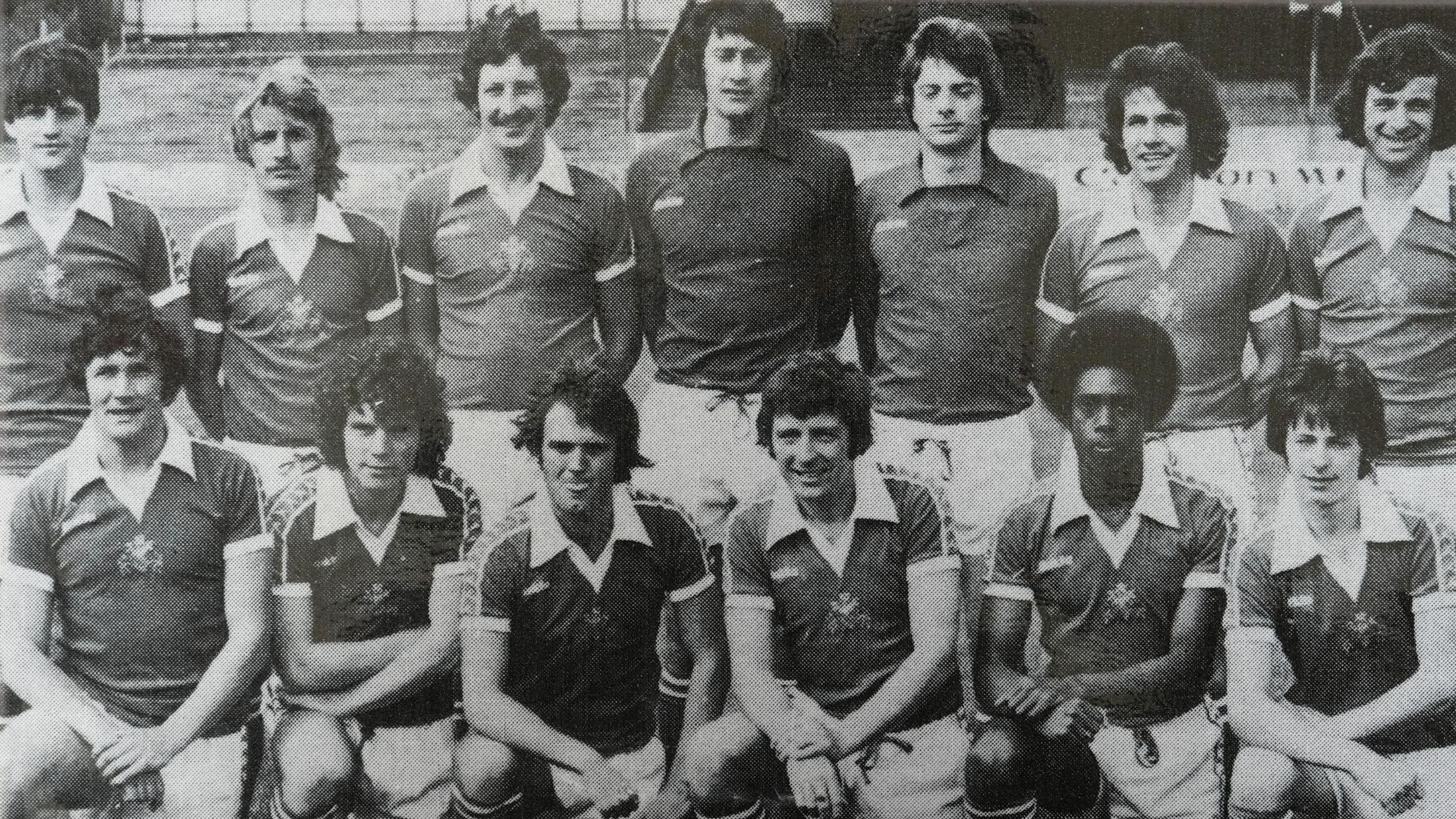 Roly Gregoire in a Halifax Town team photo