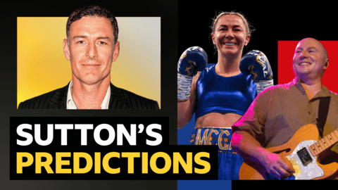 Sutton's predictions v boxer Molly McCann & The Boo Radleys frontman Sice Rowbottom