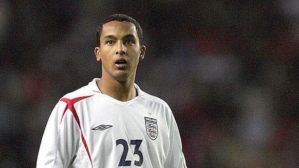 Three weeks after being selected in England's 2006 World Cup squad, Walcott is pictured after he became the youngest England senior player when he came on as a substitute in a 3-1 friendly win over Hungary, aged 17 years and 75 days.