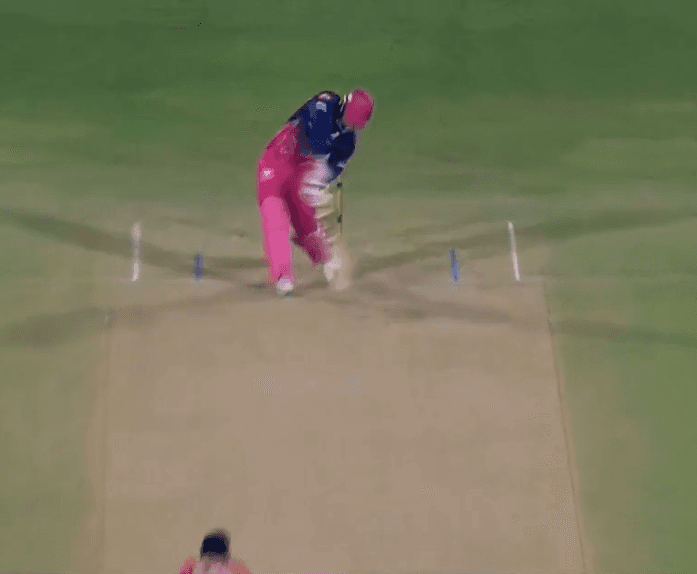 Vaibhav Sooryavanshi makes impact with the ball
