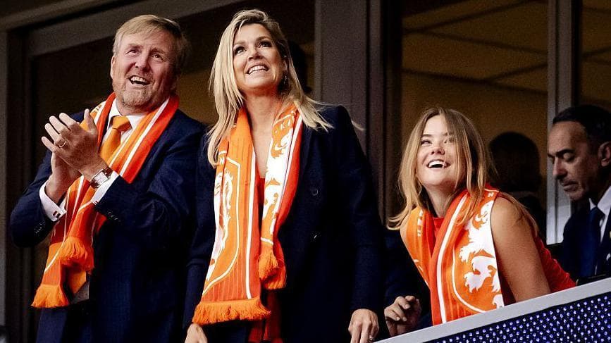 His Majesty the King, Her Majesty Queen Maxima, and Her Royal Highness Princess Ariane of the Netherlands