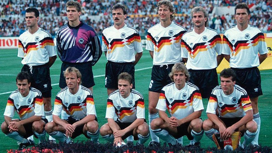 Germany team line-up 1990