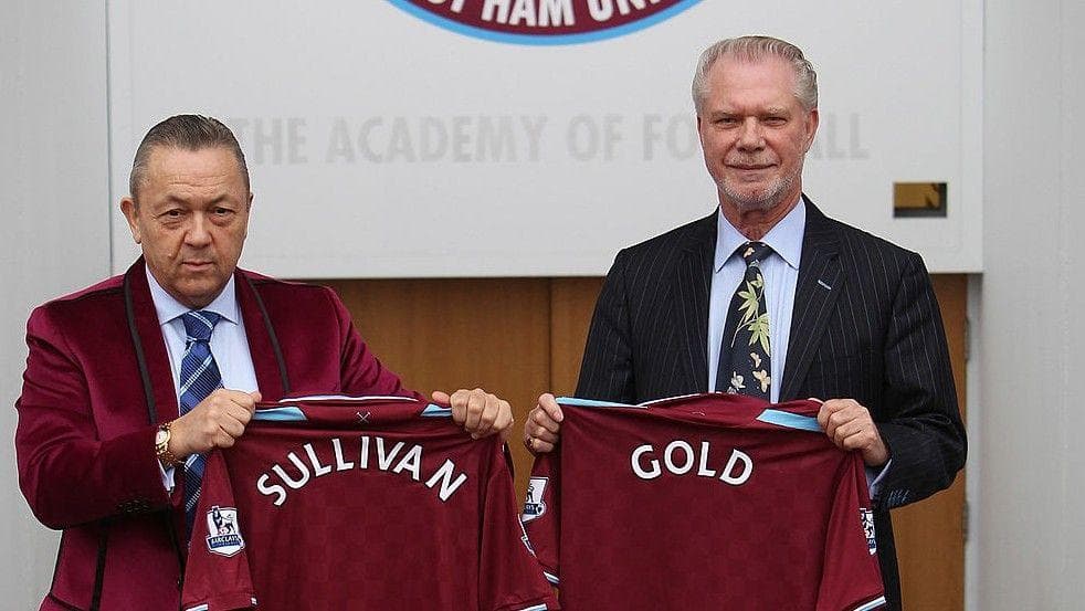 David Sullivan (left) and business partner David Gold