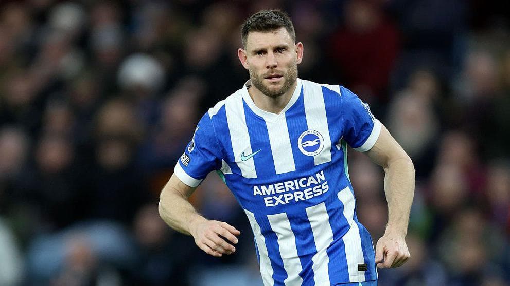 Brighton and Hove Albion midfielder James Milner