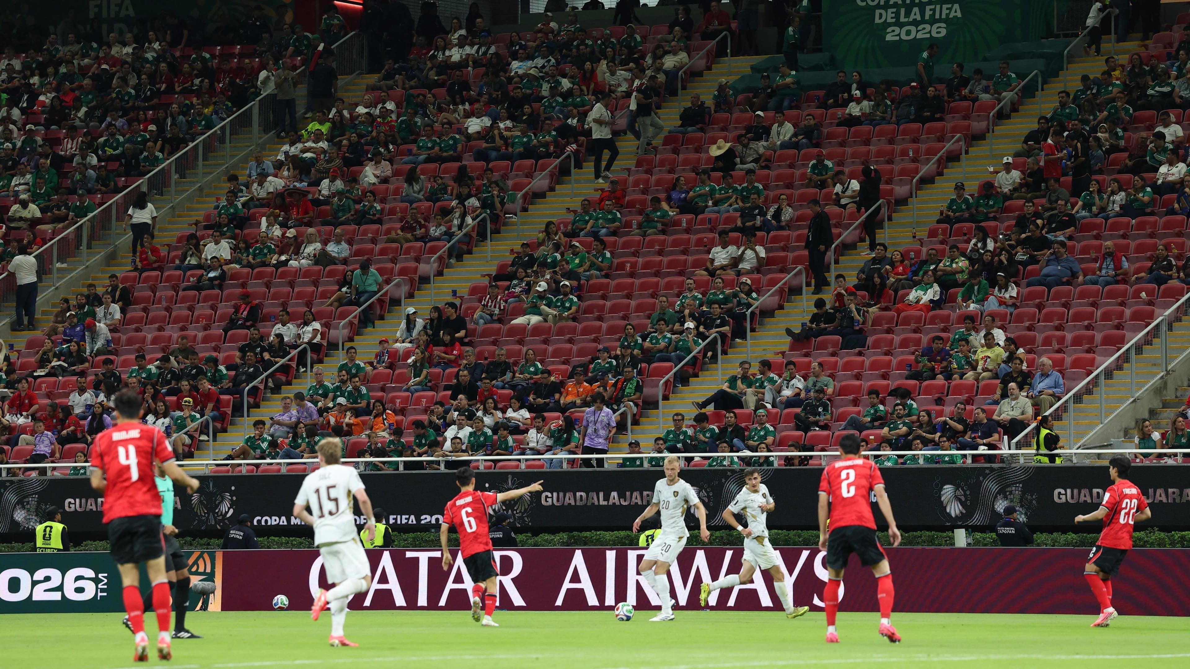 Fans on concourses instead of in seats, claims Fifa