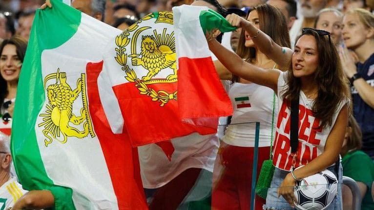 Iran v Iran in the stands as politics and football intertwine