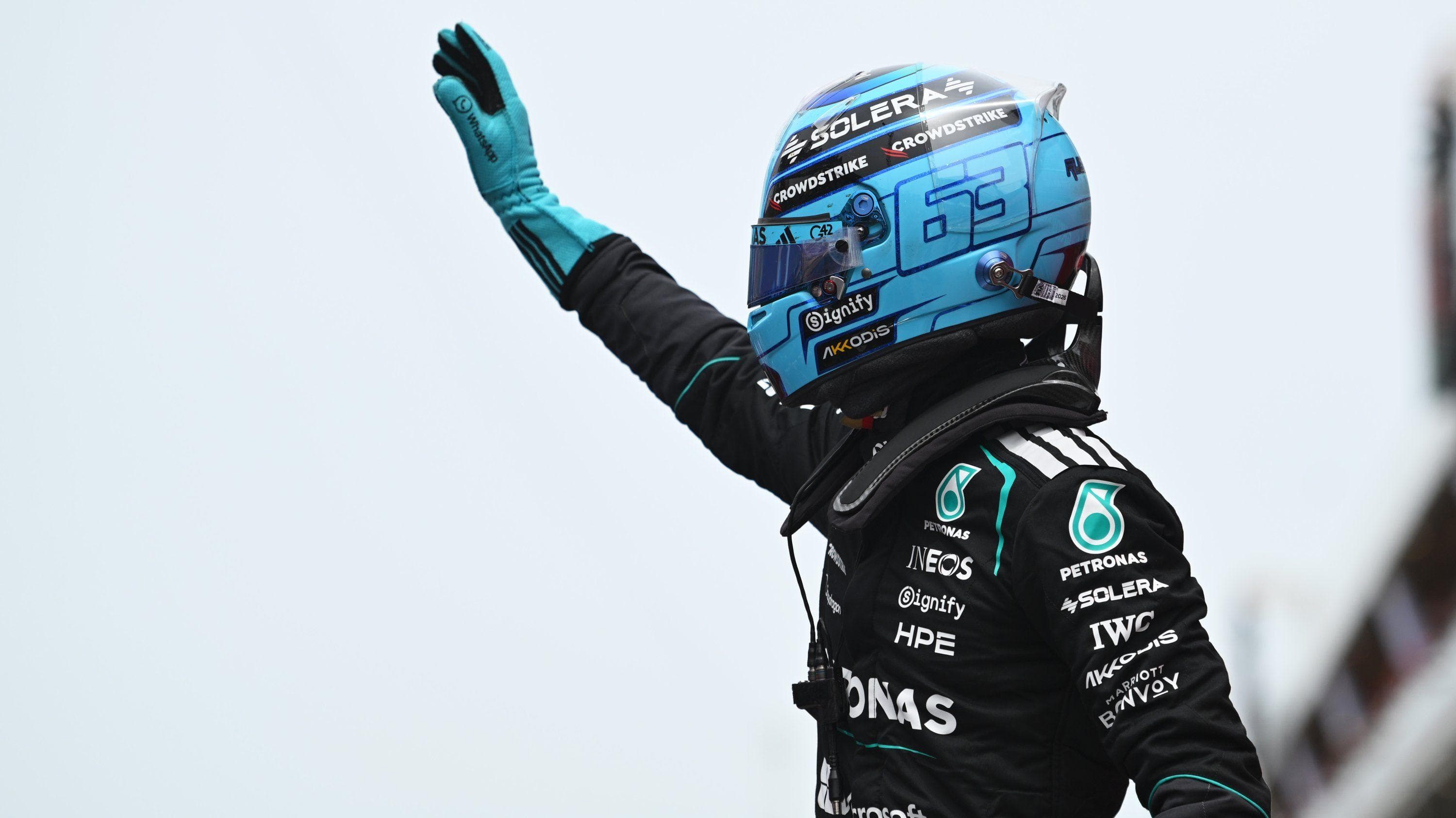 Russell edges Antonelli to take pole in Canada