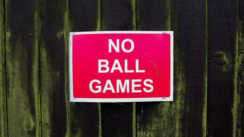 No ball games signs' are deterring kids from exercising, MPs told