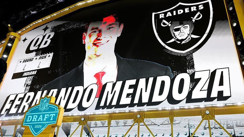 Raiders take Mendoza with first pick of NFL Draft