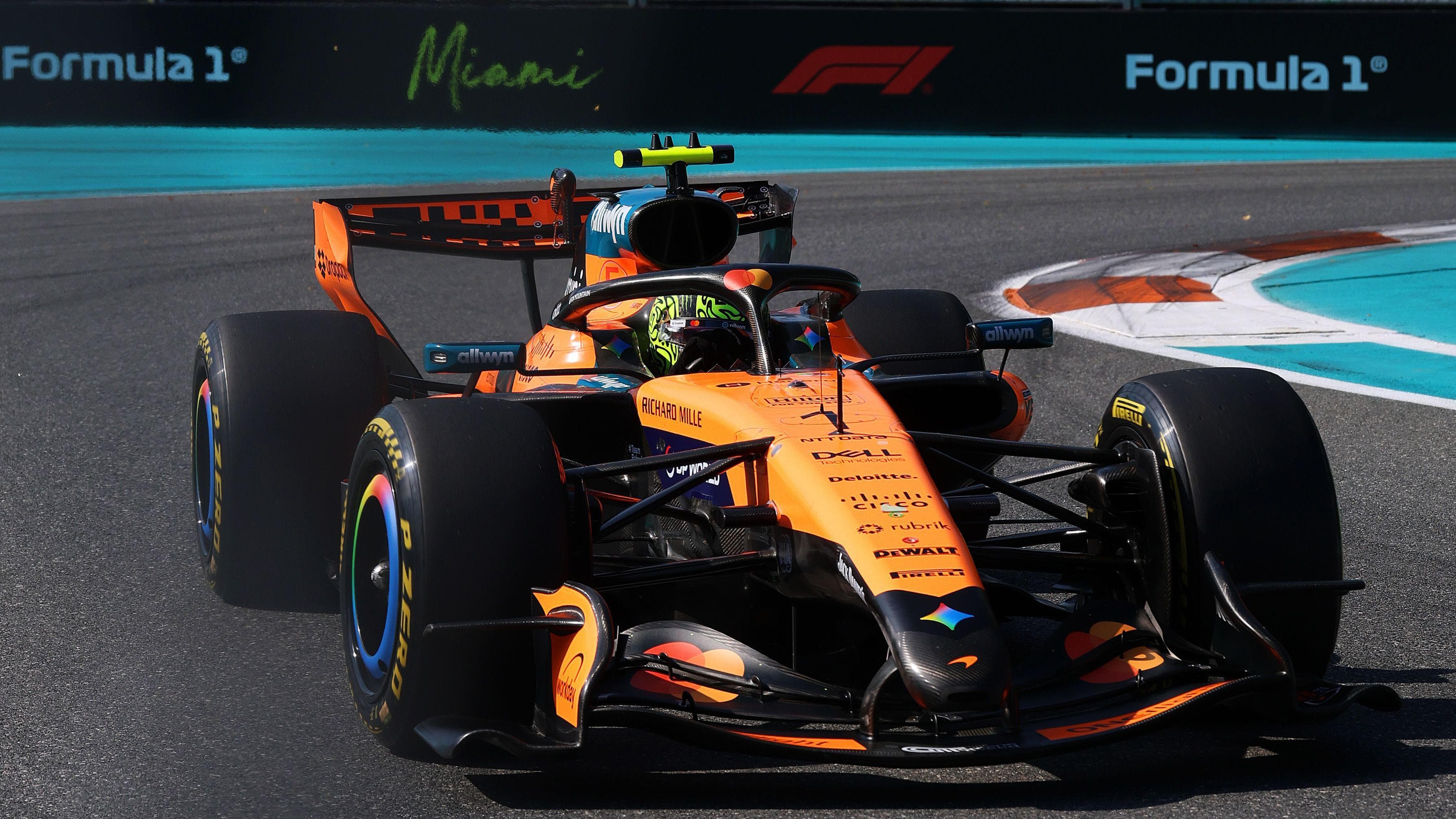 Norris on Miami sprint pole as McLaren return to form