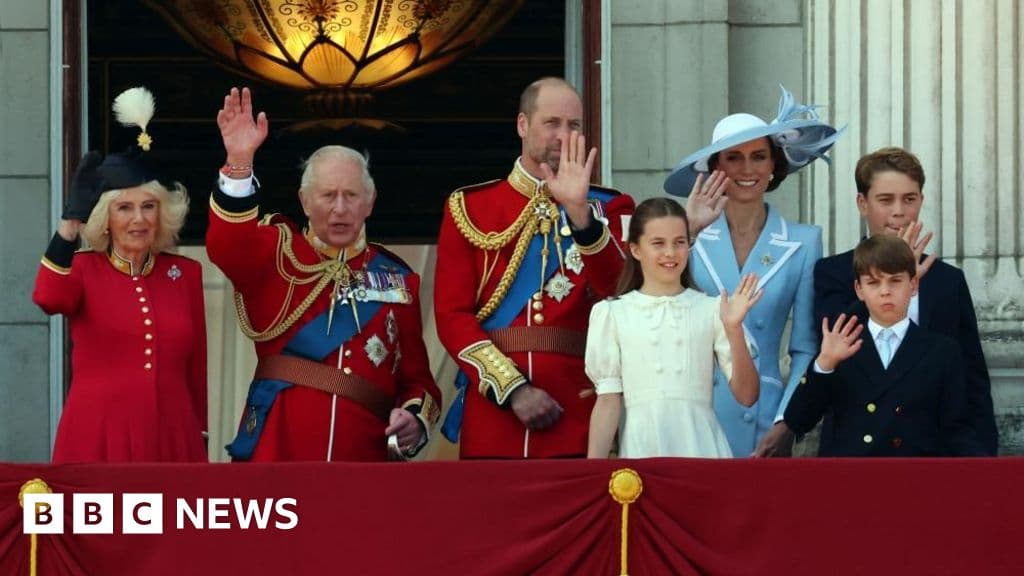 Royal Family watch Red Arrows flypast on Buckingham Palace balcony