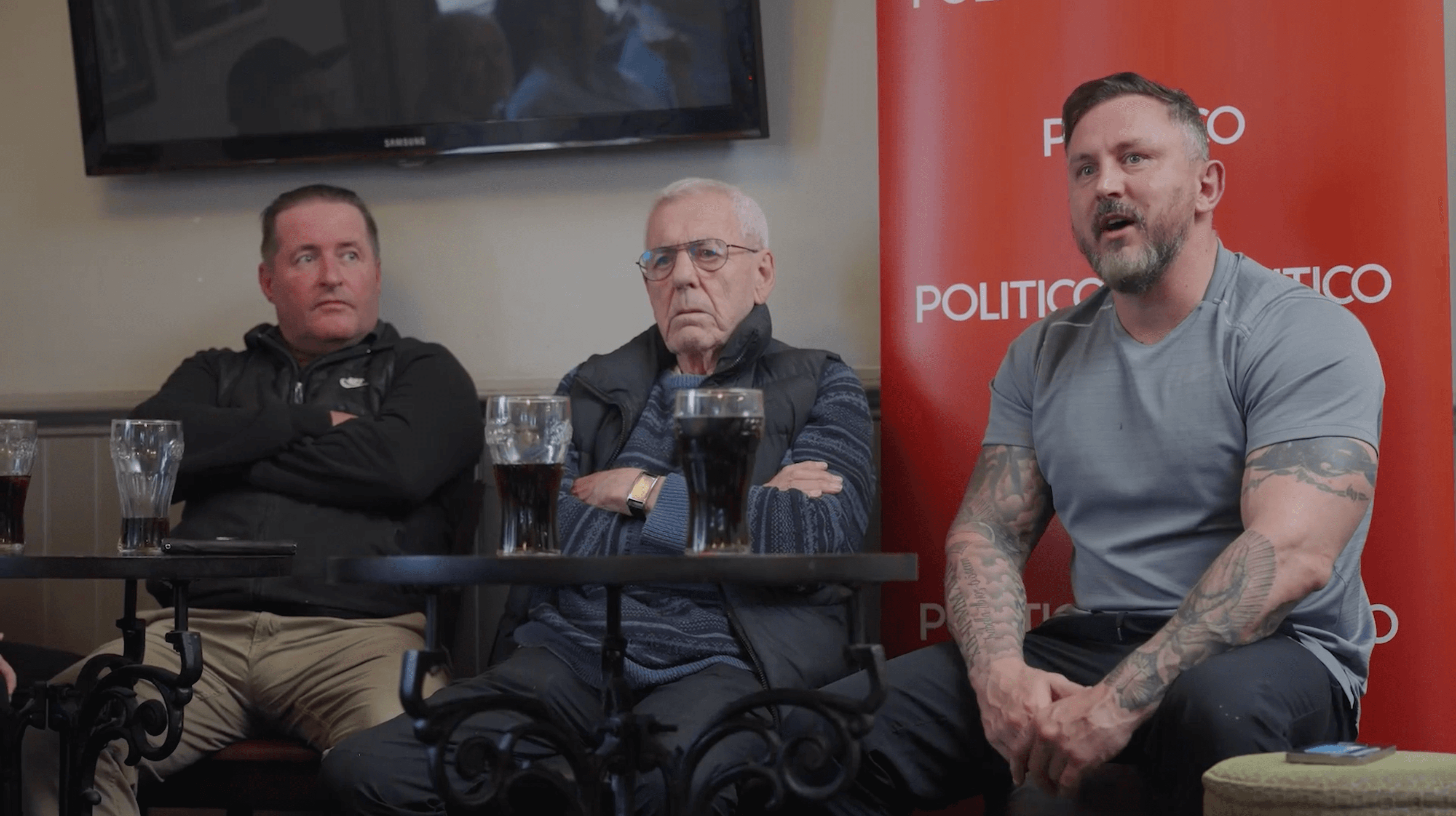 Paul (right) said he works three jobs and feels let down.